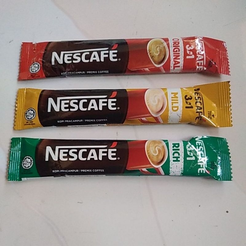 Jual Nescafe 3 in 1 original/mild | Shopee Indonesia