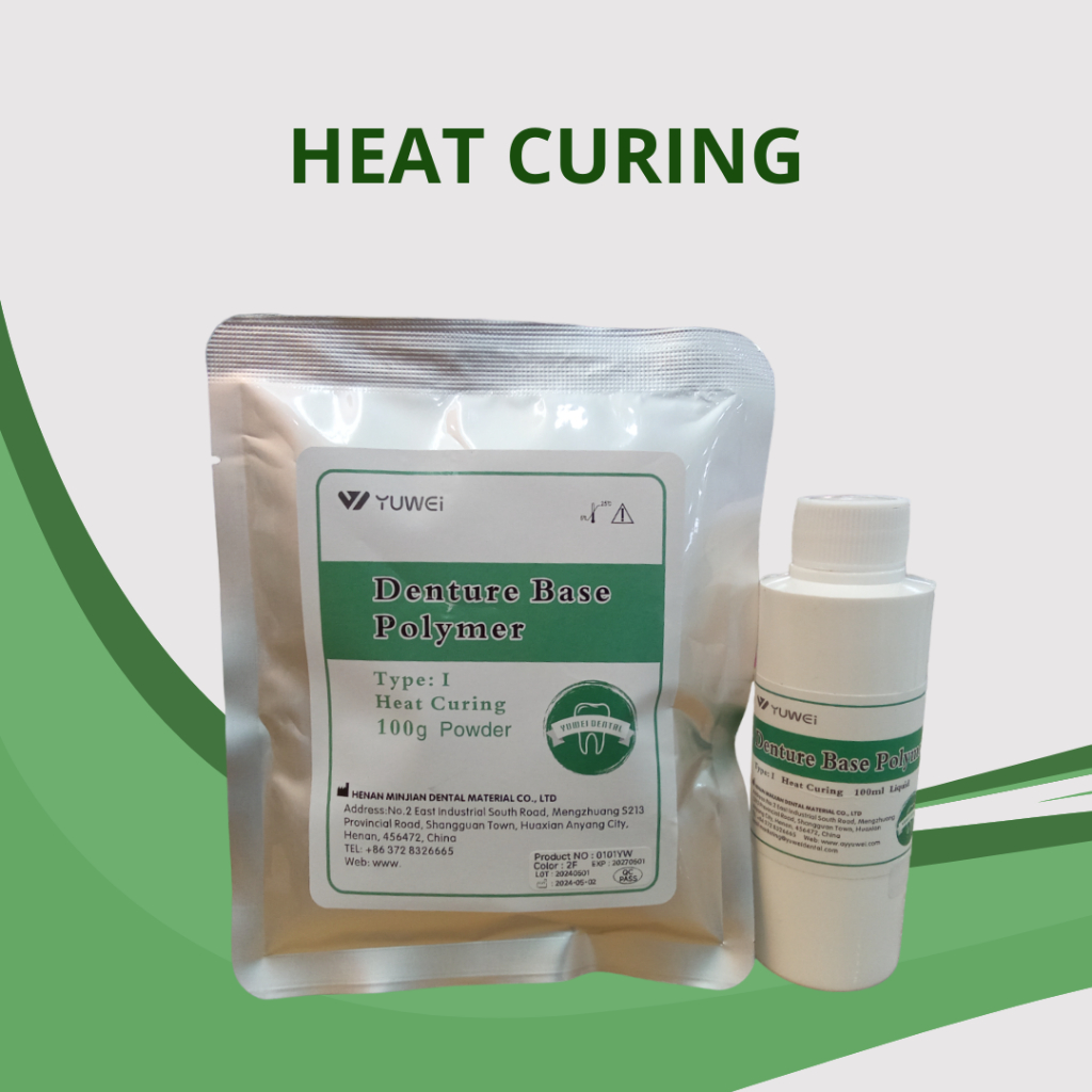 Jual Paket Bubuk Acrylic akrilik Heat Curing HC Powder 100gr + Liquid ...