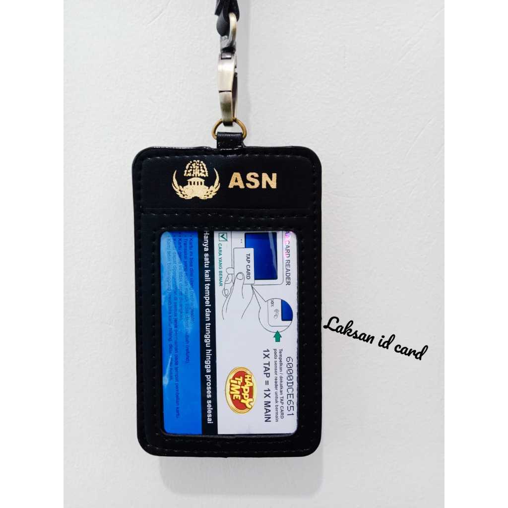 Jual Id Card Kulit ASN Id Card Kulit KORPRI | Shopee Indonesia