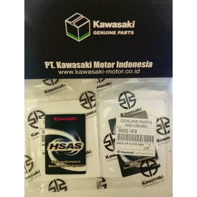 Jual stiker hsas kotak angin Ninja r ss original kawasaki | Shopee ...