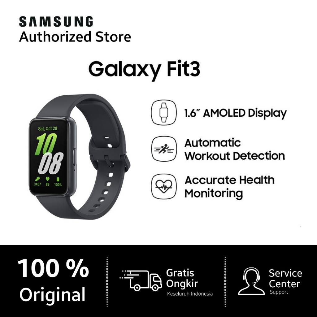 Jual Samsung Watch Galaxy Fit 3 Pink Gold, Silver, Grey | Shopee Indonesia