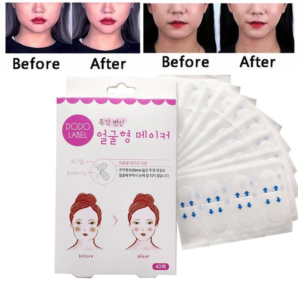 Jual Dodo Label Selotip Stiker Korea Pembentuk Wajah - isi 40 PCS ...