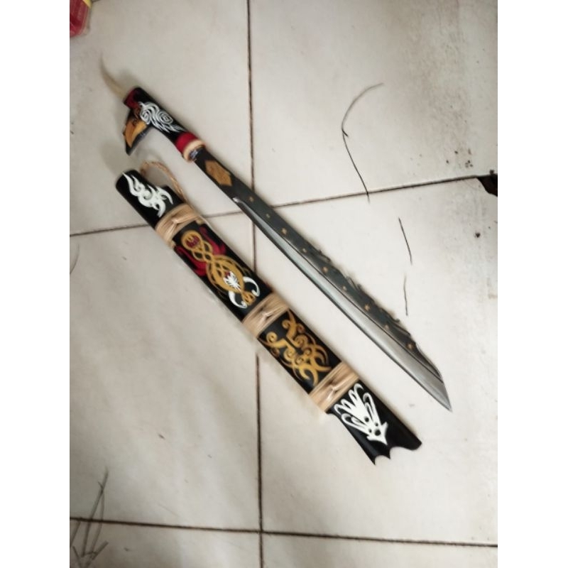 Jual MANDAU KHAS DAYAK KALIMANTAN 60 CM ASLI KALIMANTAN | Shopee Indonesia