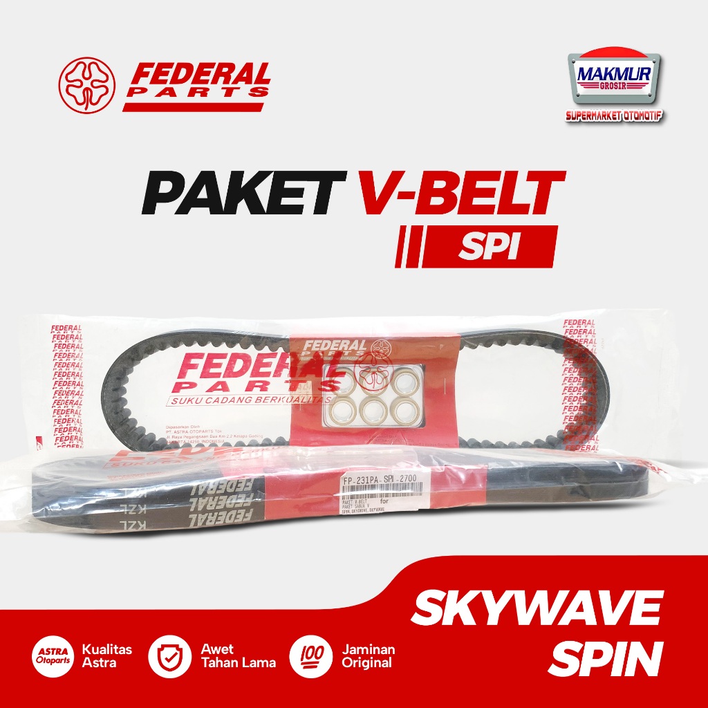 Jual Paket VANBELT V-Belt Suzuki SPIN SKYWAVE SKYDRIVE Original ...