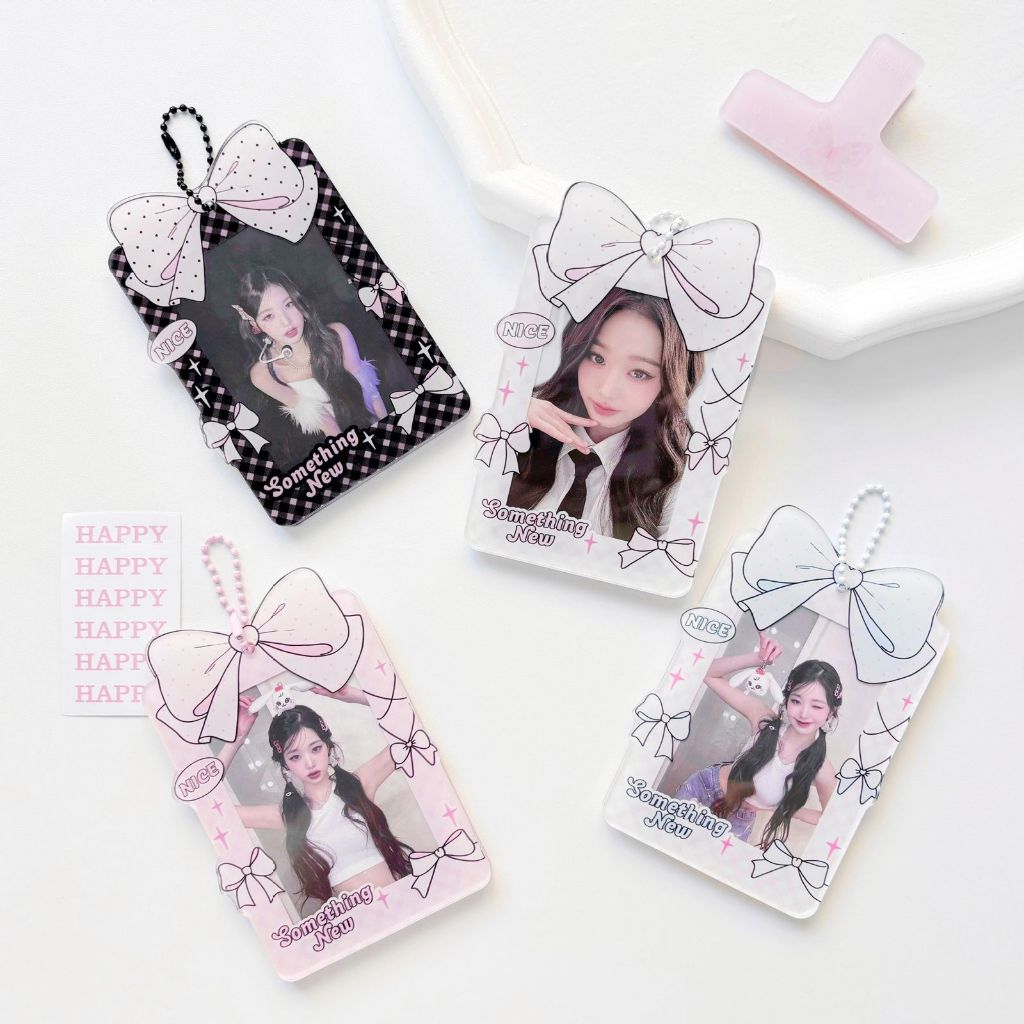 Jual [PS] CAHOL RIBBON PHOTOCARD HOLDER FRAME POCA AKRILIK KPOP ...