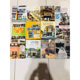 ( PROMO BUKU MURAH ORIGINAL ) BUKU DISAIN RUMAH / DISAIN KAMAR / DISAIN DAPUR / DISAIN RUANG TAMU / RUMAH SEJUK DAN HEMAT ENERGI / RUANG SERVIS HEMAT TEMPAT / MEMPERCANTIK INTERIOR DENGAN APLIKASI PATTERN / CARA DISAIN RUMAH / KITCHEN SET / DESIGN
