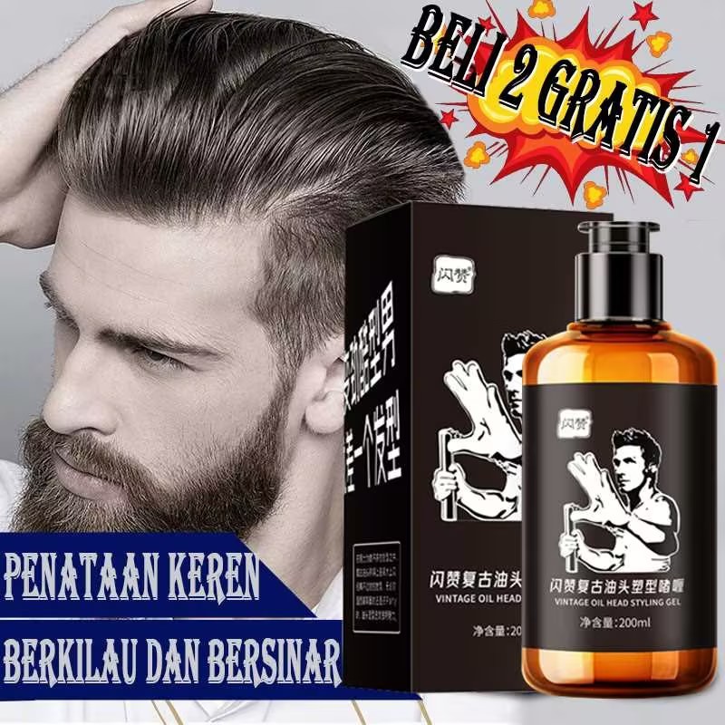 Jual Gel Styling Pria Cepat Kering Kuat Tahan Lama Styling Minyak ...