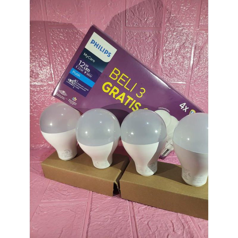 Jual LAMPU PHILIPS LED BELI 3 GRATIS 1 LAMPU PHILIPS 12 WAT ORIGINAL