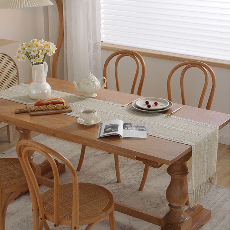 Jual Tassel Table Runner / Taplak Meja Makan Tamu Rajut Renda ...