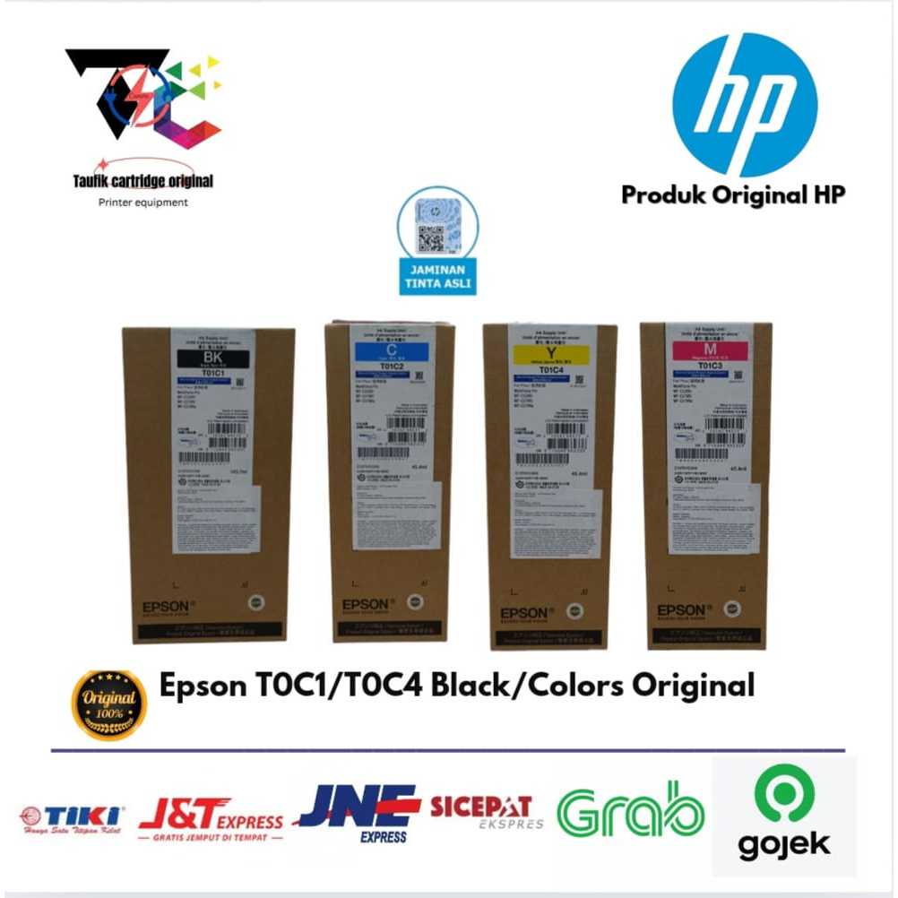 Jual Tinta EPSON T01C Standard Tinta printer Epson WF C579R 579R ...