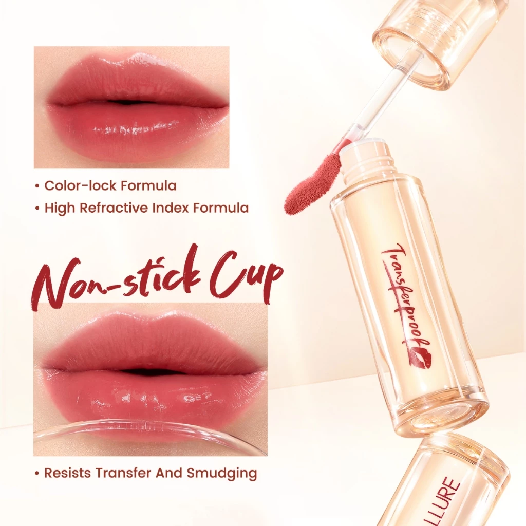 FOCALLURE Lip Tint Super Glazed Shine 16H: Lip Gloss dengan Kilau Menawan dan Hidrasi Maksimal