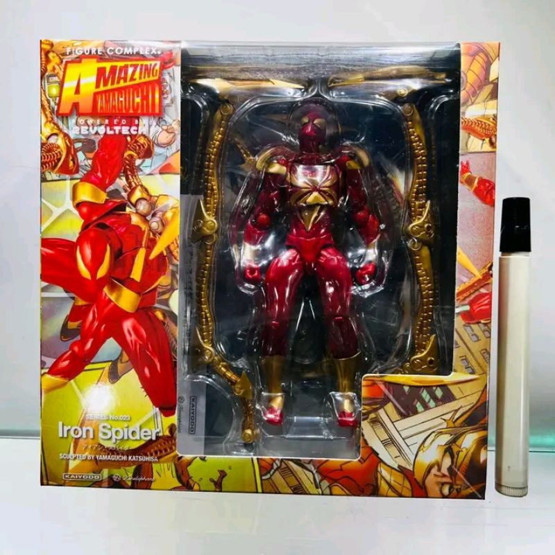 Jual Mainan action figure Revoltech Amazing Yamaguchi iron spider ...