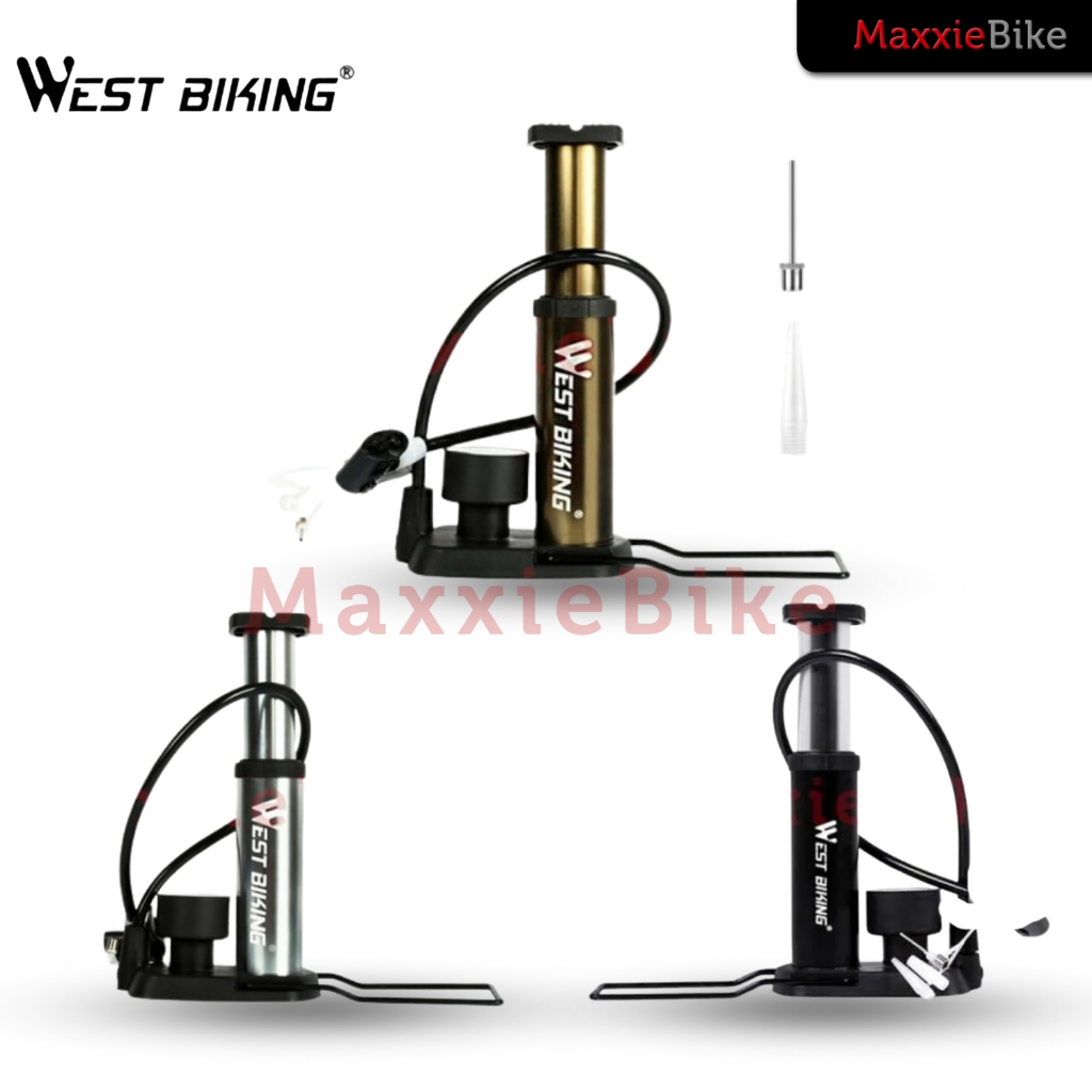 WEST BIKING Gonfiatore per pneumatici per bicicletta 120PSI MTB Pompa