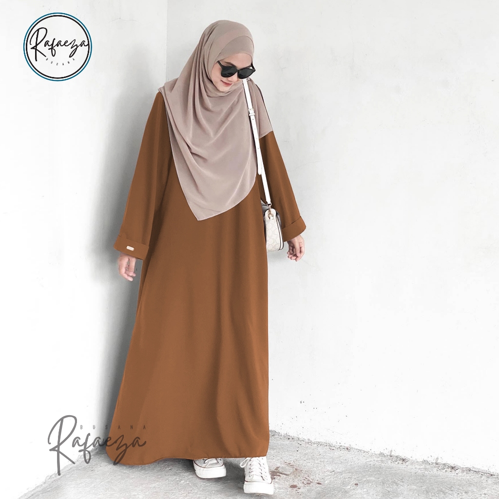 Jual (Bisa COD) Abaya Turki Daily dress Gamis wanita kekinian wolpis ...