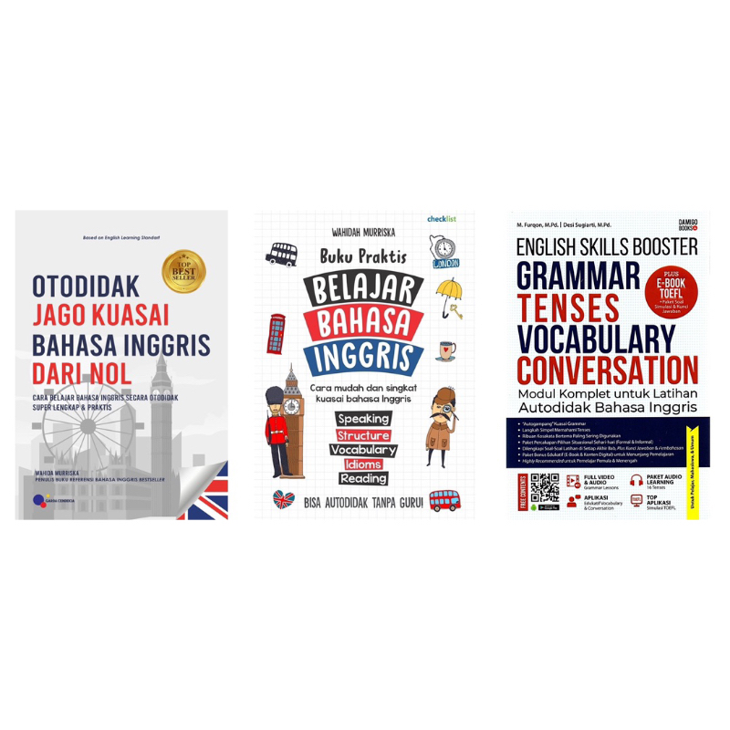 Jual Buku Praktis Belajar Bahasa Inggris Grammar Tenses Vocabulary ...