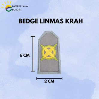 Jual Logo bordir LINMAS KRAH Simbol Baru (12pcs) | Shopee Indonesia