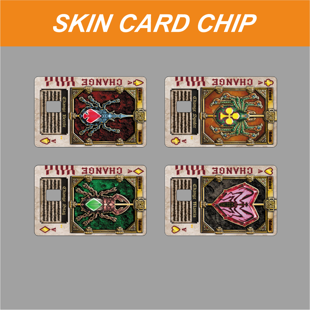 Jual Skin Card ATM E-Money Kamen Rider Blade Ace King Jack Chip ...