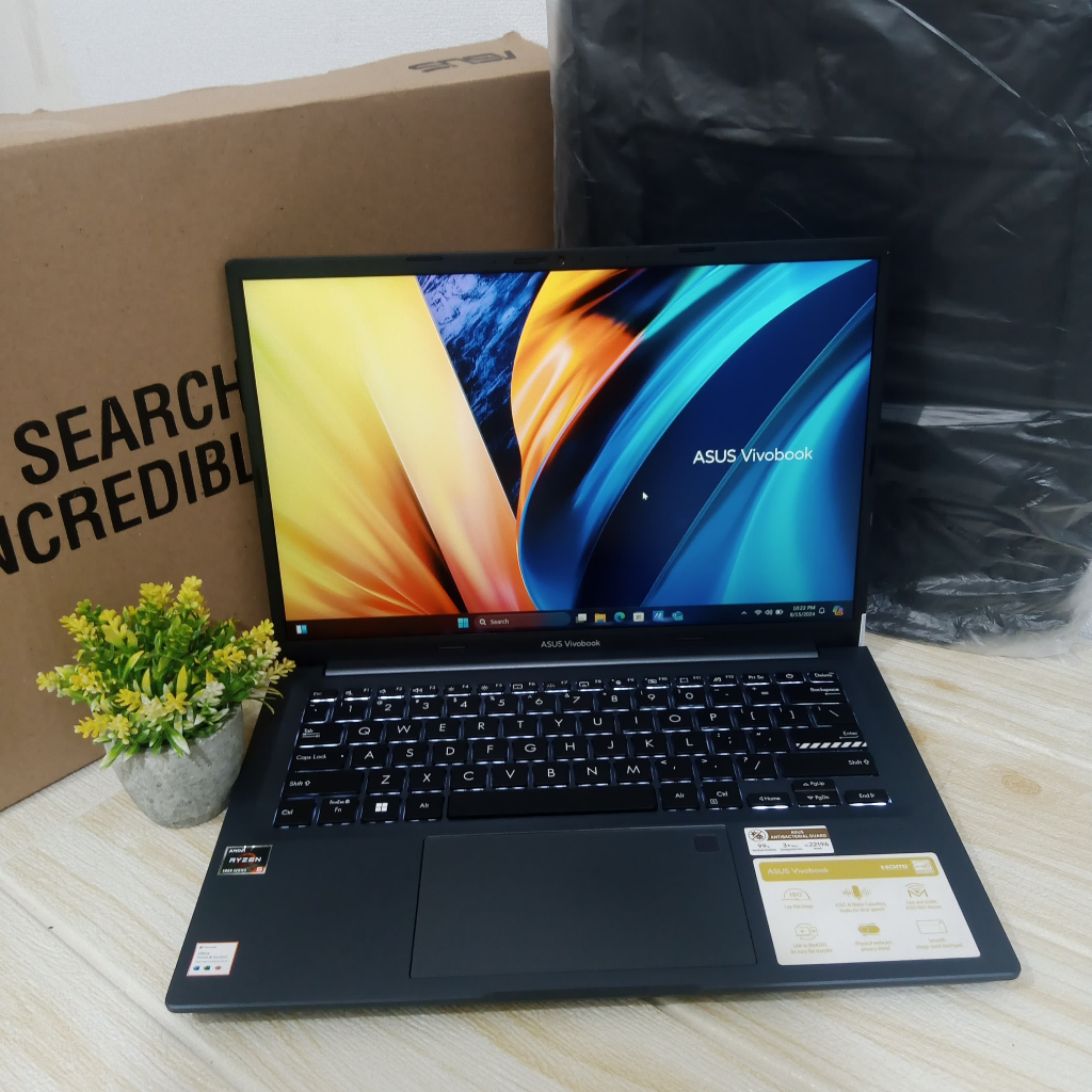 Jual LAPTOP BARU ASUS VIVOBOOK M1403QA AMD RYZEN 5-5600H RAM 8GB