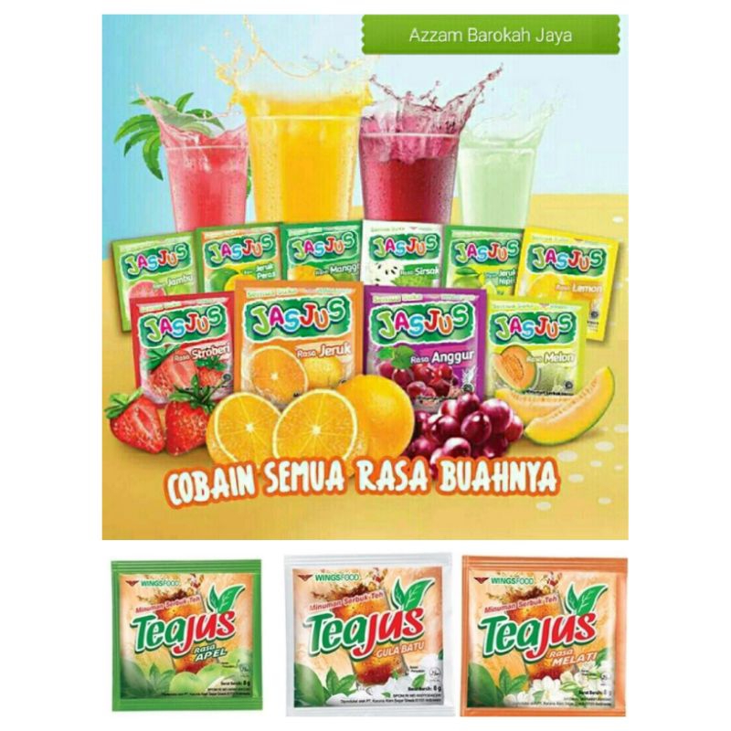 Jual Jas Jus Rtg 7gr All Variant Rasa Aneka Buah Dunia | Shopee Indonesia