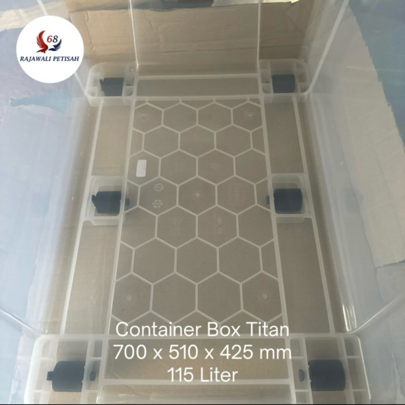 Jual Container Shinpo 115 Liter Transparan Roda 6 (BPA FREE) | Shopee ...