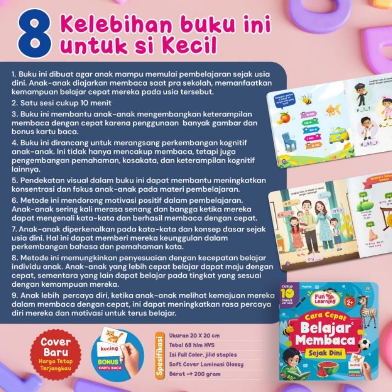 Jual FUN LEARNING CARA CEPAT BELAJAR MEMBACA SEJAK DINI - VISI MANDIRI ...