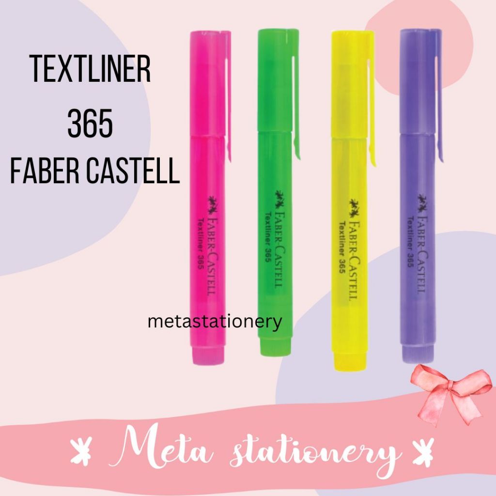 Jual Textliner / Highlighter Faber Castell 365 Translucent Warna Cerah ...