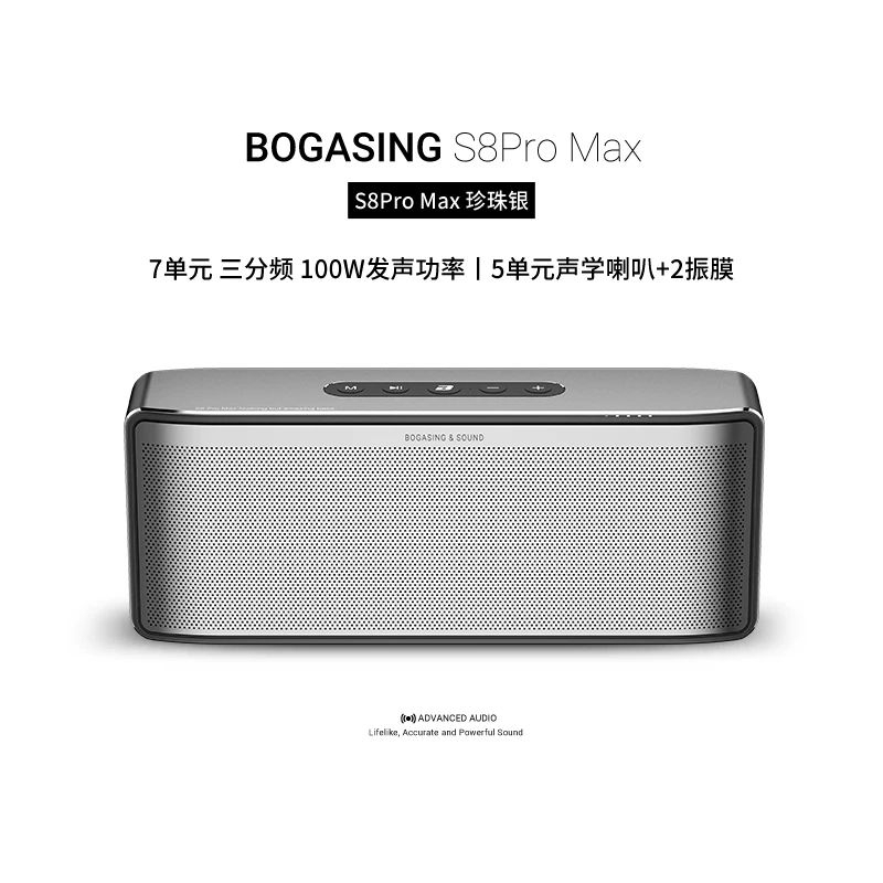 BOGASING M5 Bluetoothスピーカー ポータブル ワイヤレス 360度サウンド 40W出力 大音量 重低音 DSP技術搭載 IPX7  防水 防塵 耐衝撃 アウトドア ぶるーとぅーすすぴーかー 最大30時間連続再生 おもしろい TWS対