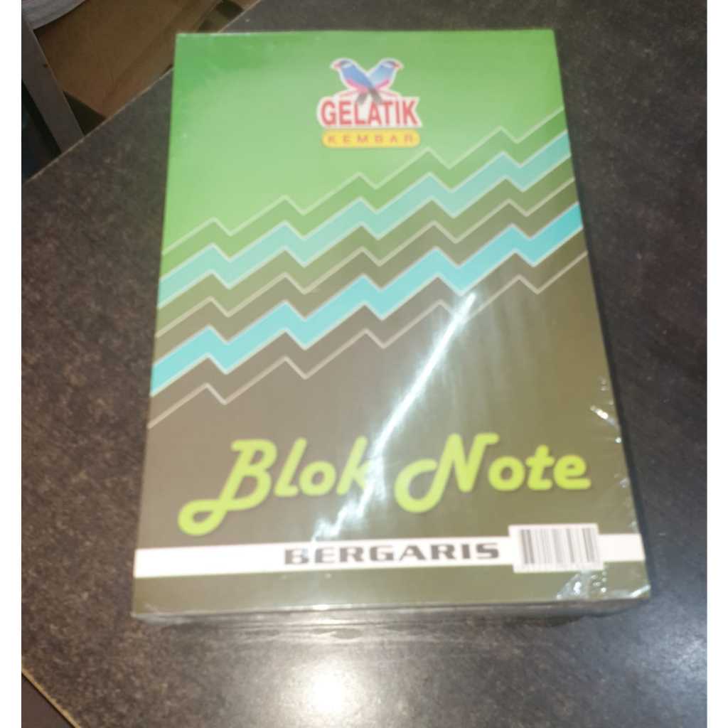 Jual Block Note Gelatik GARIS BESAR / KECIL 1 PAK = 10 BUKU / BLOCK ...