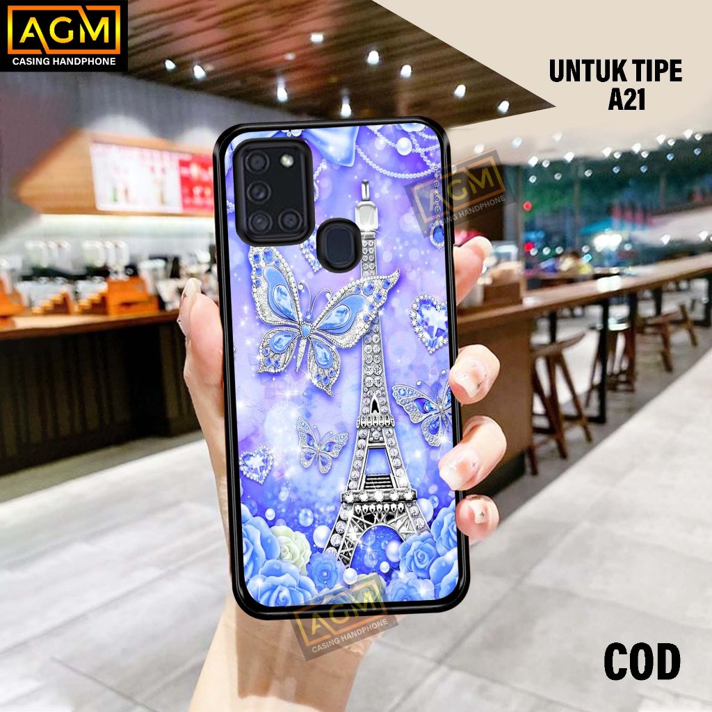 Jual Case Samsung A21 Terbaru Case kilau New Case Glossy casing
