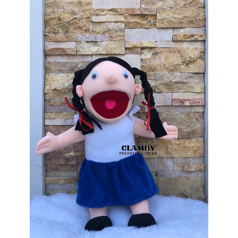 Jual Boneka Muppet Cablak karakter Anak SMP Handpuppet Boneka Dongeng ...