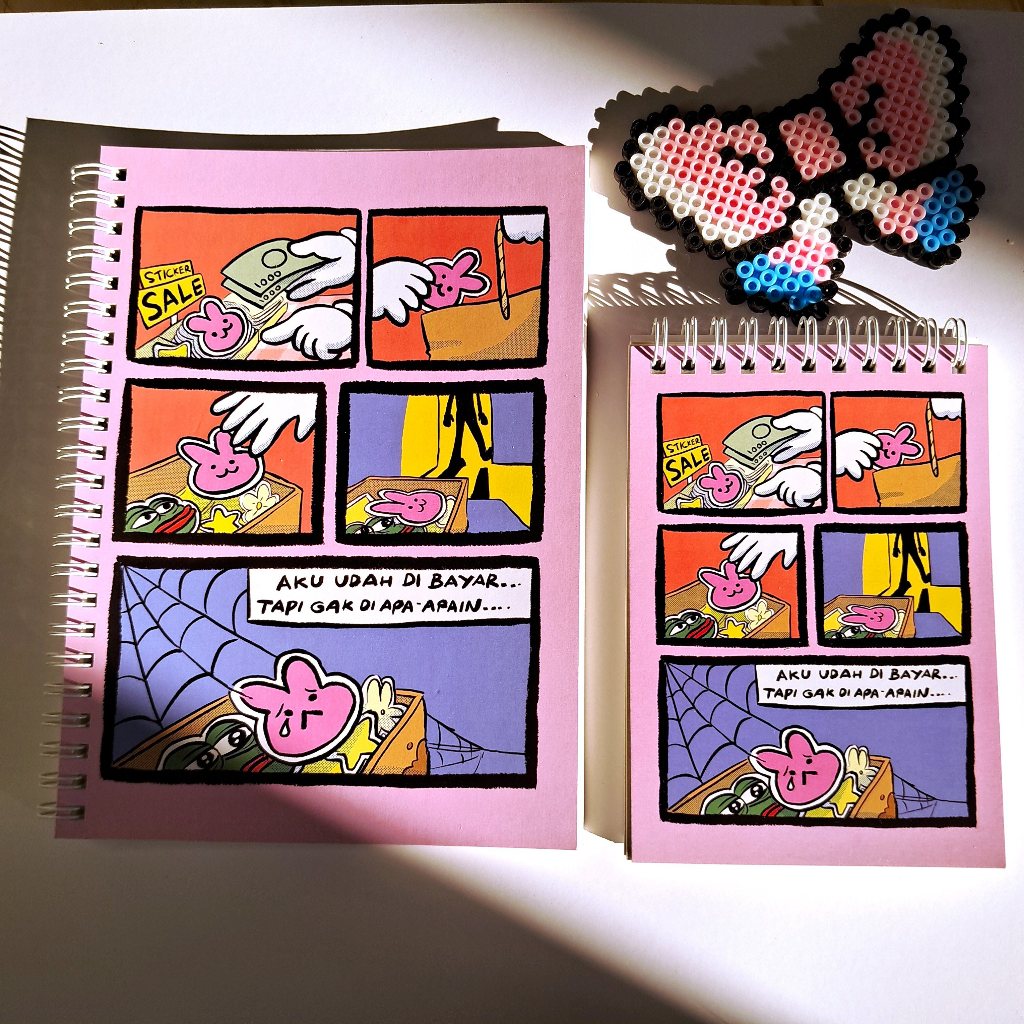 Jual METAL KECIL Sticker Book Pocket Size PINK | Buku Koleksi Sticker ...