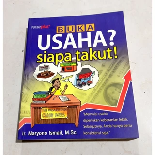 ( OBRAL ) BUKU MOTIVASI // INSPIRASI // BUKA USAHA? SIAPA TAKUT! // ORIGINAL