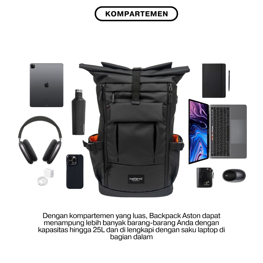Jual Tas Ransel Pria Backpack Aston Tas Laptop Punggung Tas Travelling ...
