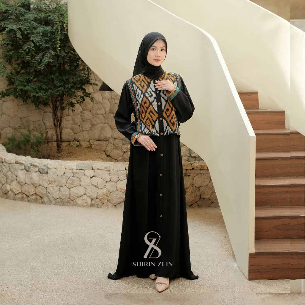 Gamis Sabrina ShirinZein Tampilan Depan