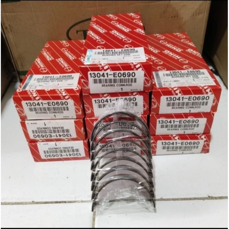 Jual BEARING CONROD SET WO4D 13041-E0690 METAL JALAN STD DUTRO 130HT ...