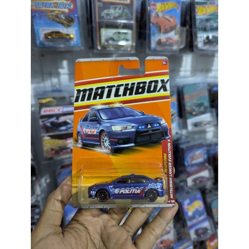 Jual Matchbox Mitsubishi Lancer Evolution X Politia Emergency Response ...