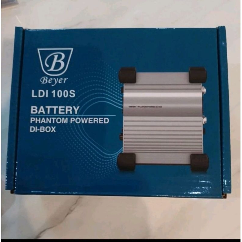 Jual direct box 1 channel battery phantom powered profesional active ...