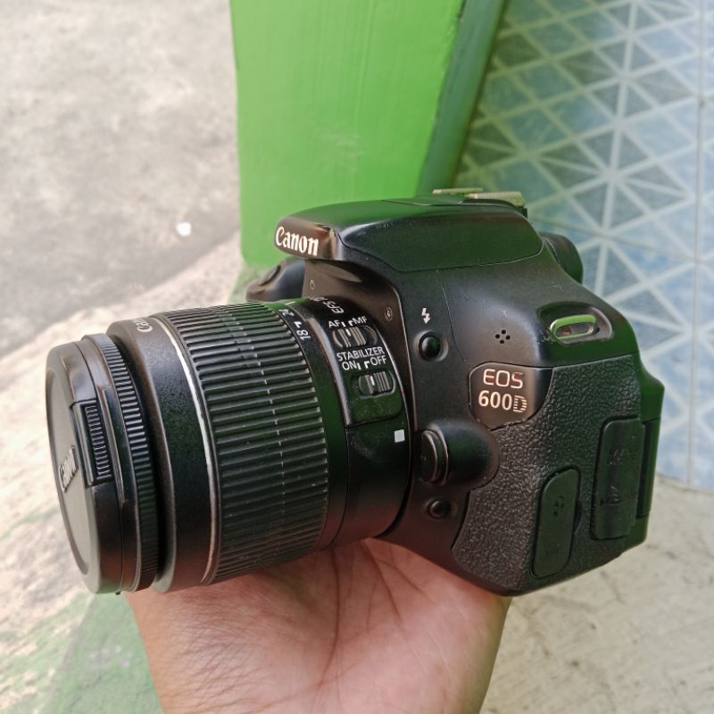 Jual Canon 600D Kit 18-55mm is ii lengkap box fullset | Shopee Indonesia