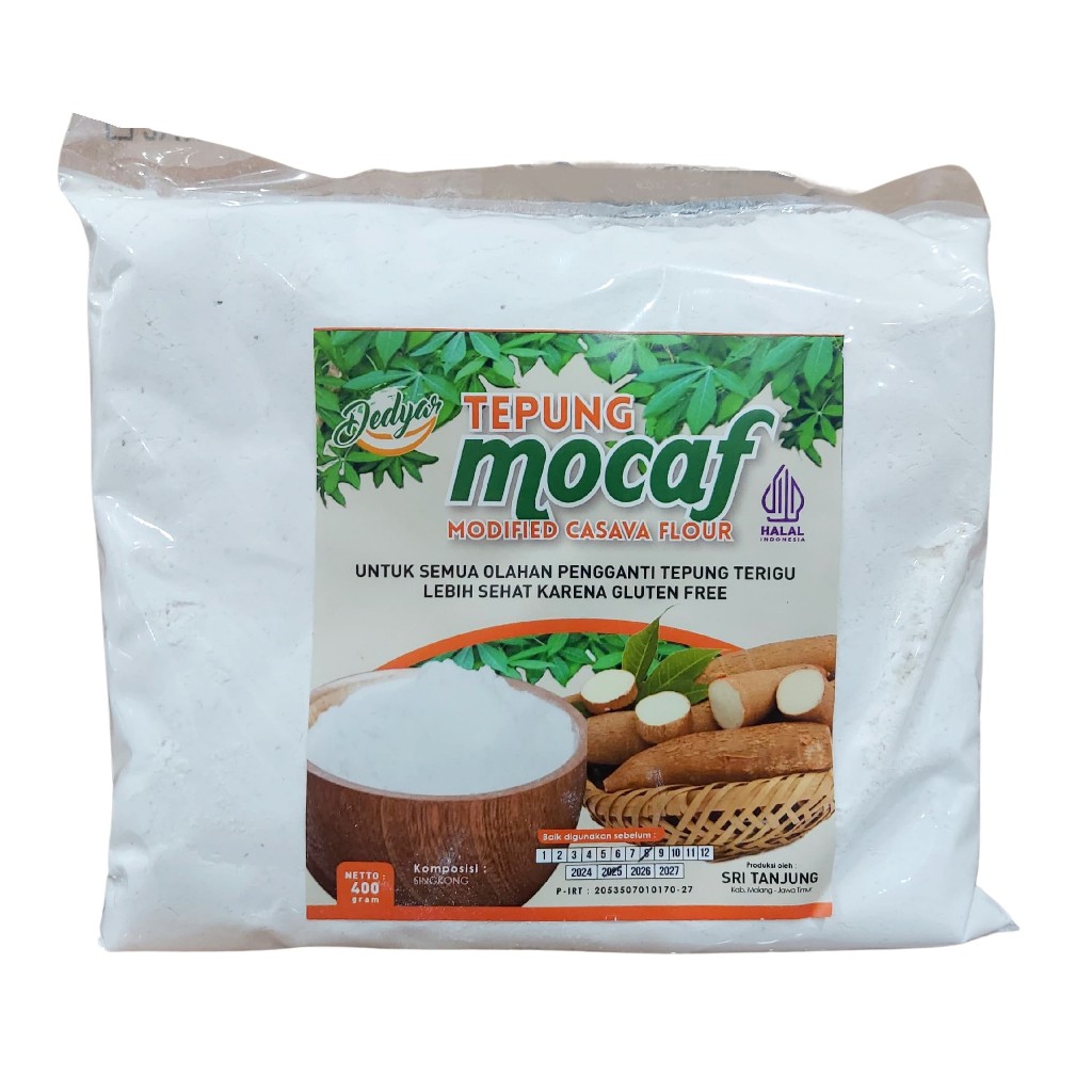 Jual Tepung Singkong MOCAF Dedyar 400gr – Gluten Free Casava Flour ...