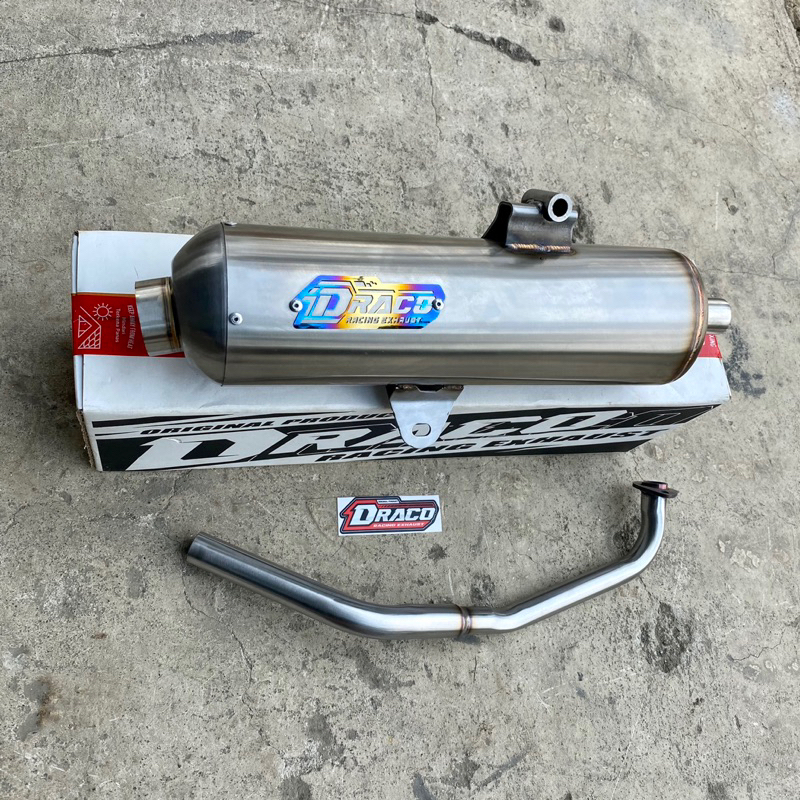 Jual knalpot Draco standar racing stainless VARIO BEAT AEROX NMAX ...