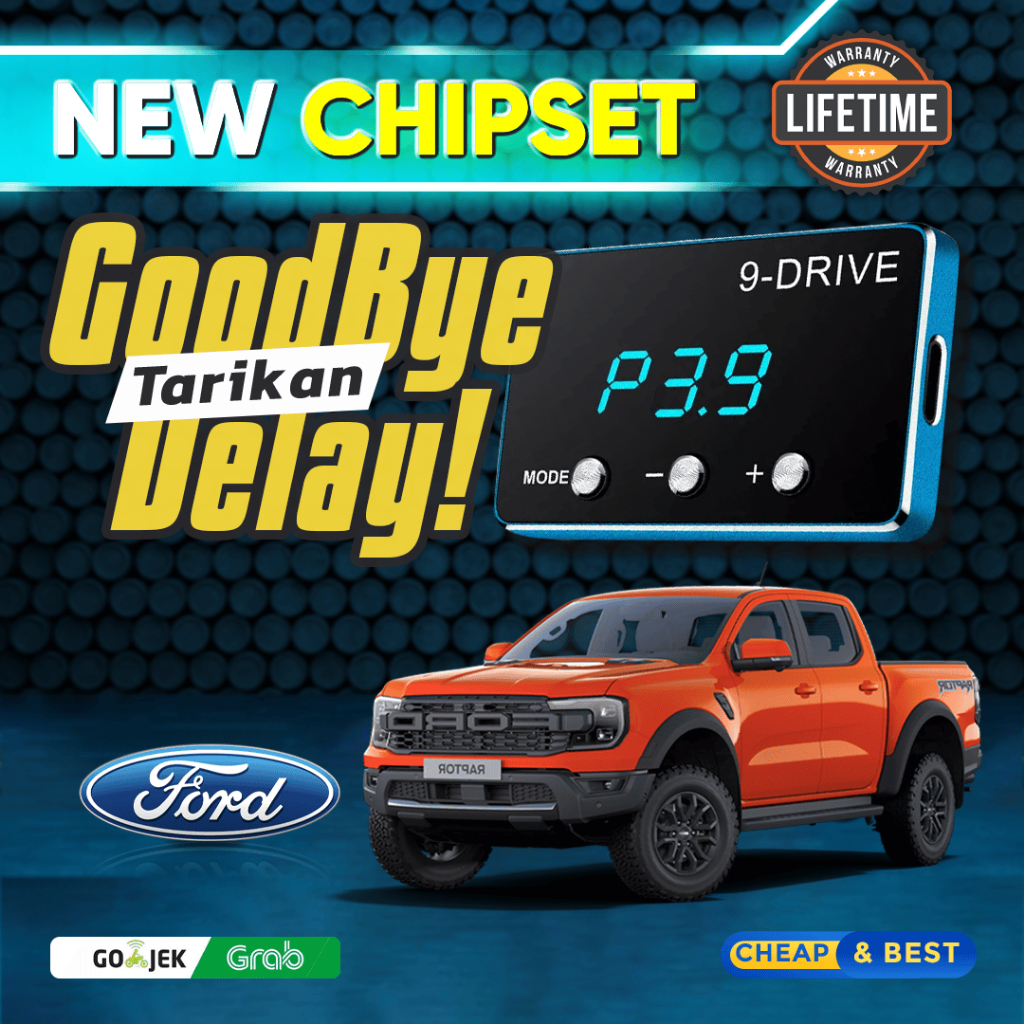 Jual 9 Drive Ford Ranger Raptor Piggyback Race Chip Throttle Controller ...