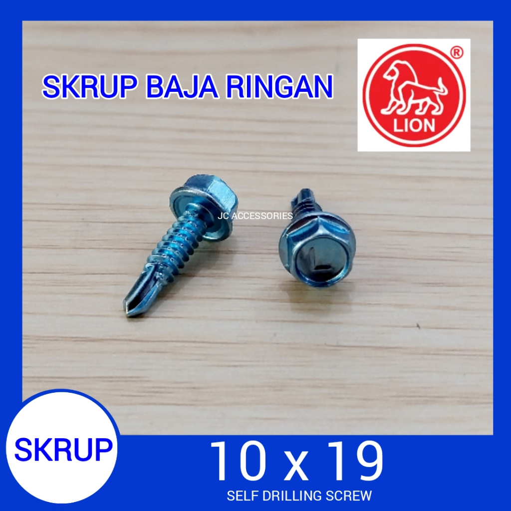 Jual SKRUP SEKRUP BAJA RINGAN 10x19 MOON LION ASLI ORIGINAL 10 X 19 ...