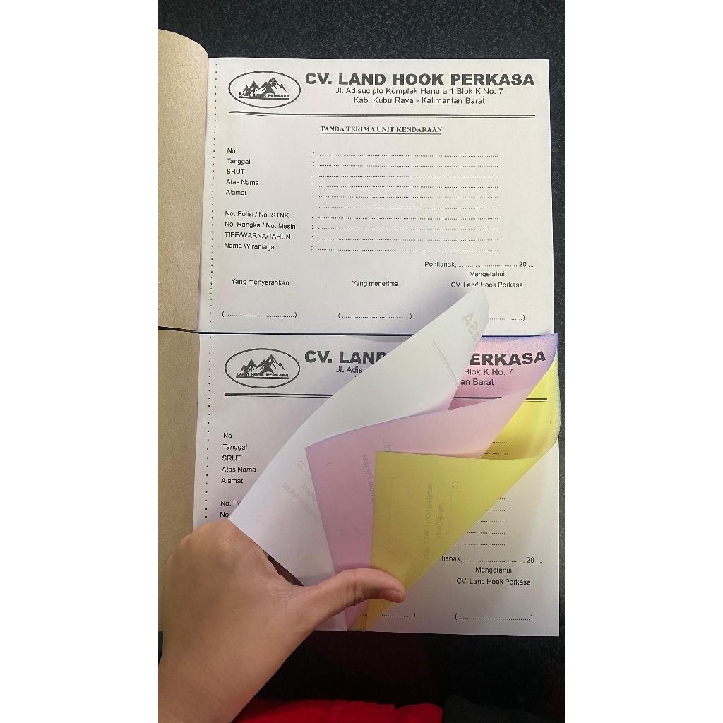 Jual Cetak Nota Ply / Non Ply / Bon Pembayaran Berwarna dan Bisa Custom ...
