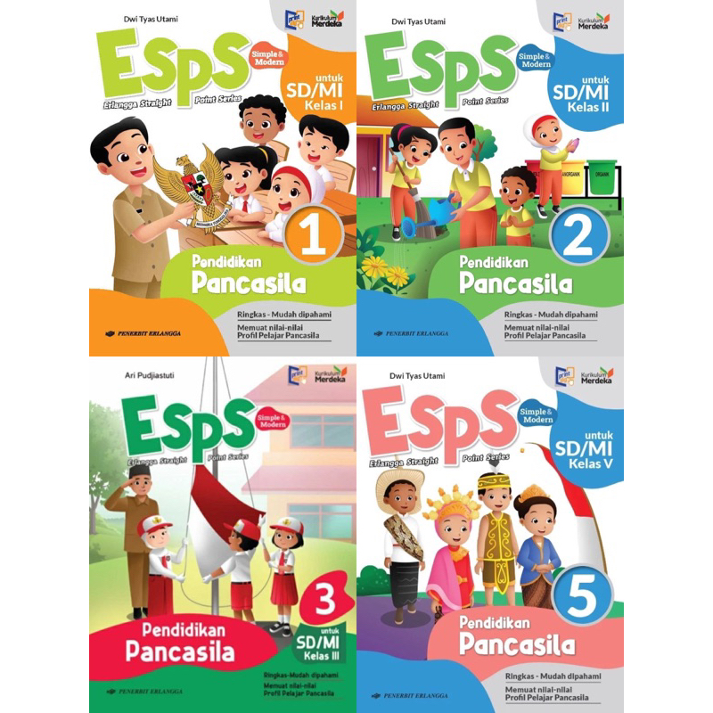 Jual Original - ESPS Pendidikan Pancasila Kelas 1 2 4 5 6 SD Kurikulum ...