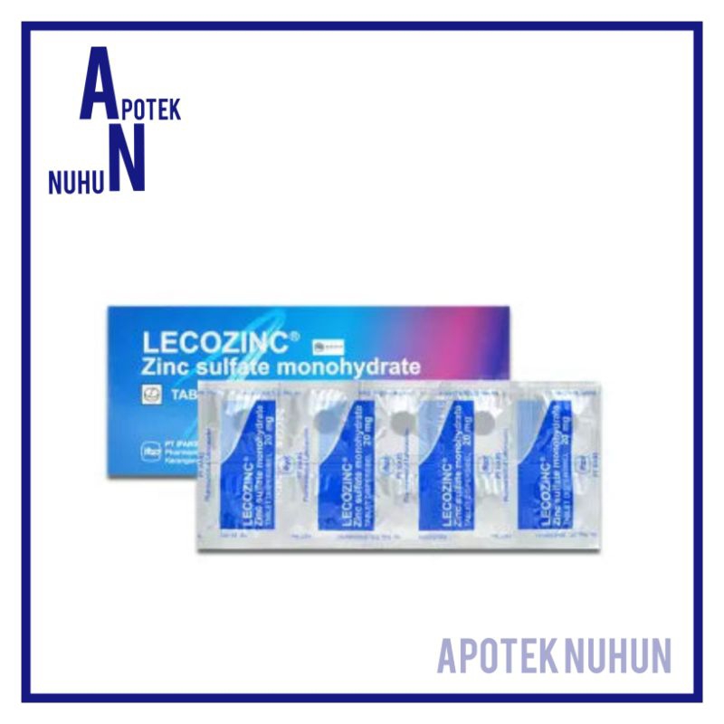 Jual Lecozinc 20mg Strip 10 Tablet | Shopee Indonesia