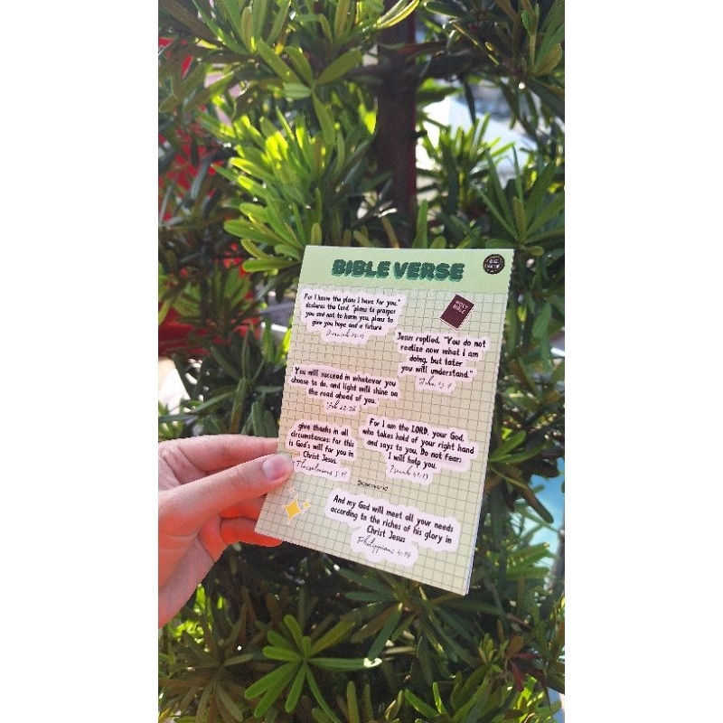 Jual BIBLE VERSE STICKER SET A6 | BIBLE QUOTES STICKER | STICKER ROHANI ...