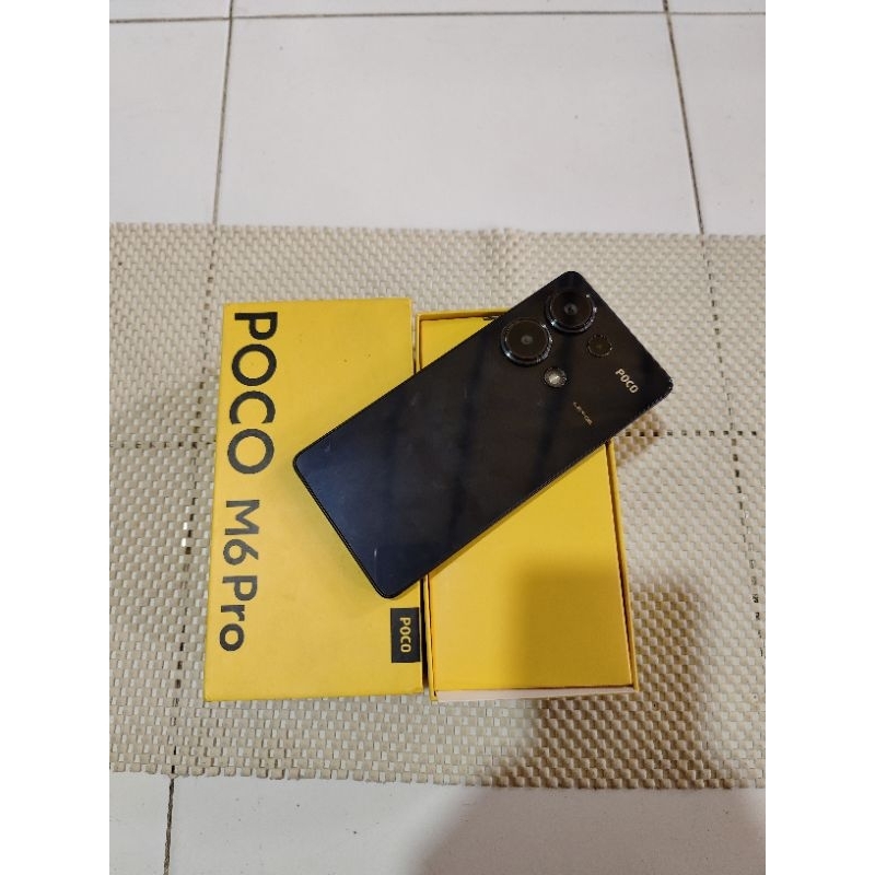 Jual poco m6 pro 8/256 second lengkap normal | Shopee Indonesia