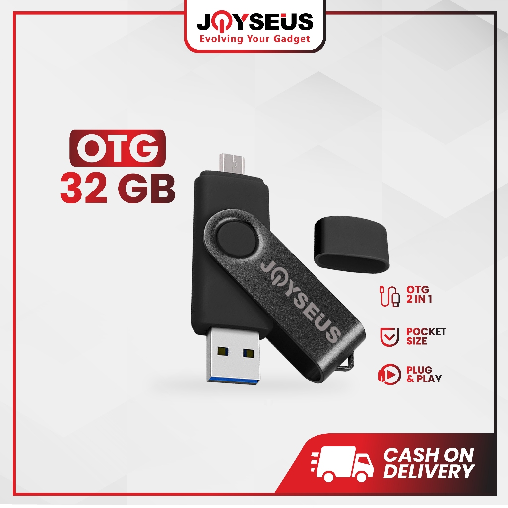 Jual JOYSEUS OTG rotating FlashDisk USB 2.0 16 / 32 / 64 GB pen drive ...