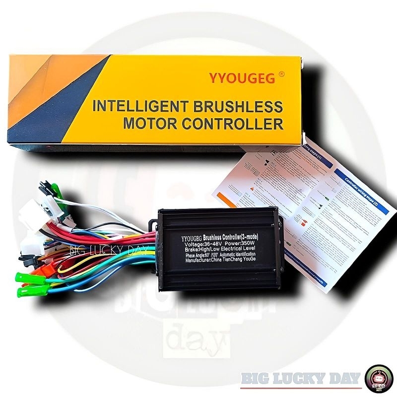 Jual CONTROLLER SEPEDA LISTRIK 36V - 48V 350W UNIVERSAL WARNA HITAM ...