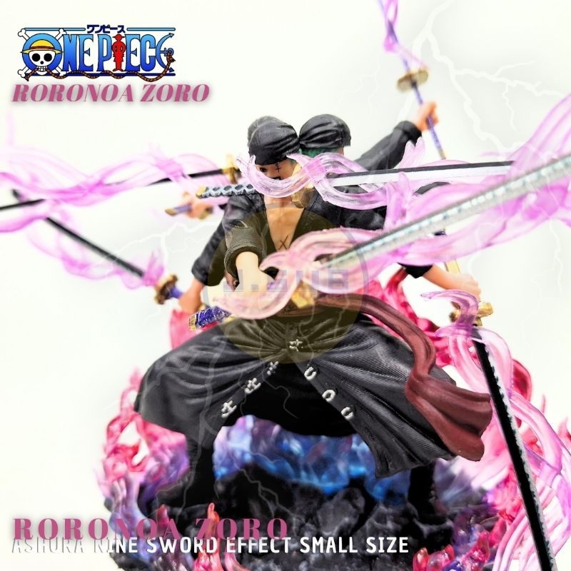 Jual Action Figure Roronoa Zoro Ashura 9 Sword Statue Onepiece Restart ...